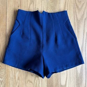 Oak + Fort High Waisted Pleated Shorts